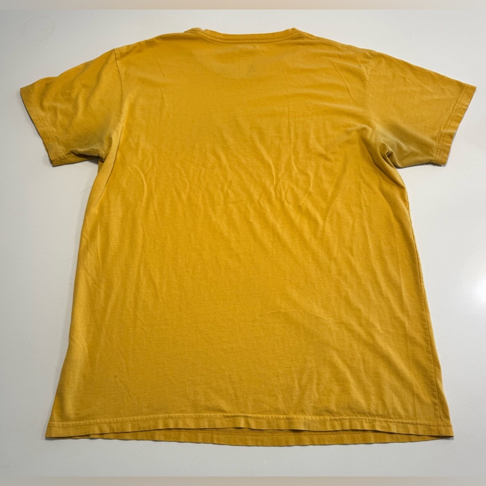 Patagonia Fitz Roy Bear Organic Cotton Slim Fit T-Shirt Yellow Men’s Large - Picture 5 of 7